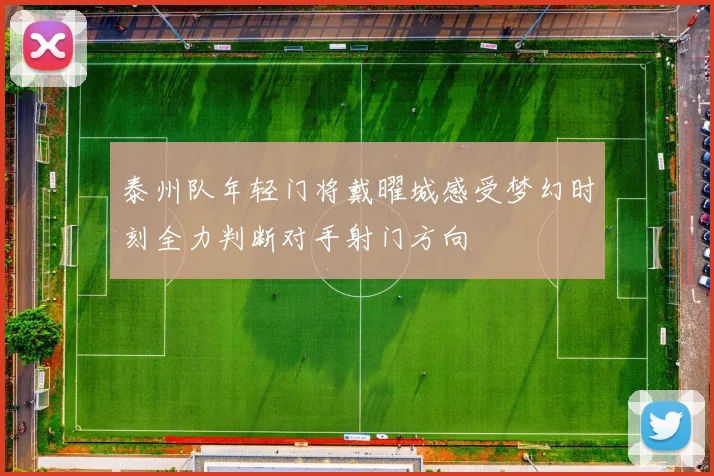 泰州队年轻门将戴曜城感受梦幻时刻全力判断对手射门方向